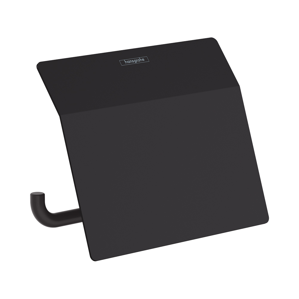 Купить Hansgrohe AddStoris Держатель рулона туалетной бумаги черный матовый 41753670 в магазине wardena.ru