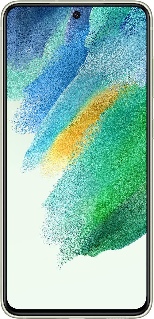 Купить Samsung Galaxy S21 FE 5G - 5G Smartphone - Dual-SIM - RAM 8 GB / Internal Memory 256 GB - OLED-Display - 6.4" - 2340 x 1080 Pixel (120 Hz) - Triple-Kamera 12 MP, 12 MP, 8 MP - front camera 32 MP - Oliv (SM-G990BLGGEUB) в магазине wardena.ru