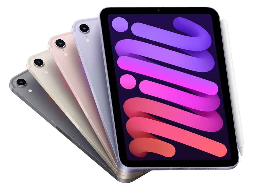 Купить Apple iPad mini Wi-Fi + Cellular - 6. Generation - Tablet - 64GB - 21,1 cm (8.3") IPS (2266 x 1488) - 3G, 4G, 5G - lila (MK8E3FD/A) в магазине wardena.ru
