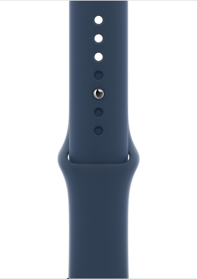Купить Apple Watch SE (GPS) - 44 mm - Aluminium, Silber - intelligente Uhr mit Sportband - Flouroelastomer - abyss blue - Bandgröße: regelmäßig - 32GB - Wi-Fi, Bluetooth - 36,2 g (MKQ43FD/A) в магазине wardena.ru