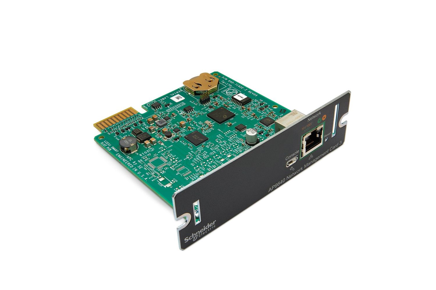 Купить APC Network Management Card 3 with PowerChute Network Shutdown - Fernverwaltungsadapter - GigE - 1000Base-T - für P/N: SMTL1000RM2UC, SMTL750RM2UC, SMX1500RMNCUS, SMX2KR2UNCX145, SRT10RMXLIX806 (AP9640) в магазине wardena.ru