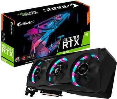 Купить Gigabyte AORUS GeForce RTX 3050 ELITE 8G - Grafikkarten - GF RTX 3050 - 8GB GDDR6 - PCIe 4,0 - 2 x HDMI, 2 x DisplayPort (GV-N3050AORUS E-8GD) в магазине wardena.ru