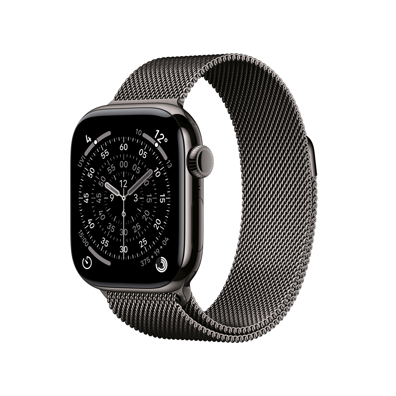 Купить Apple Watch Series 11 GPS + Cellular 42mm Slate Titanium Case with Slate Milanese Loop (MF8U4ZR/A) в магазине wardena.ru