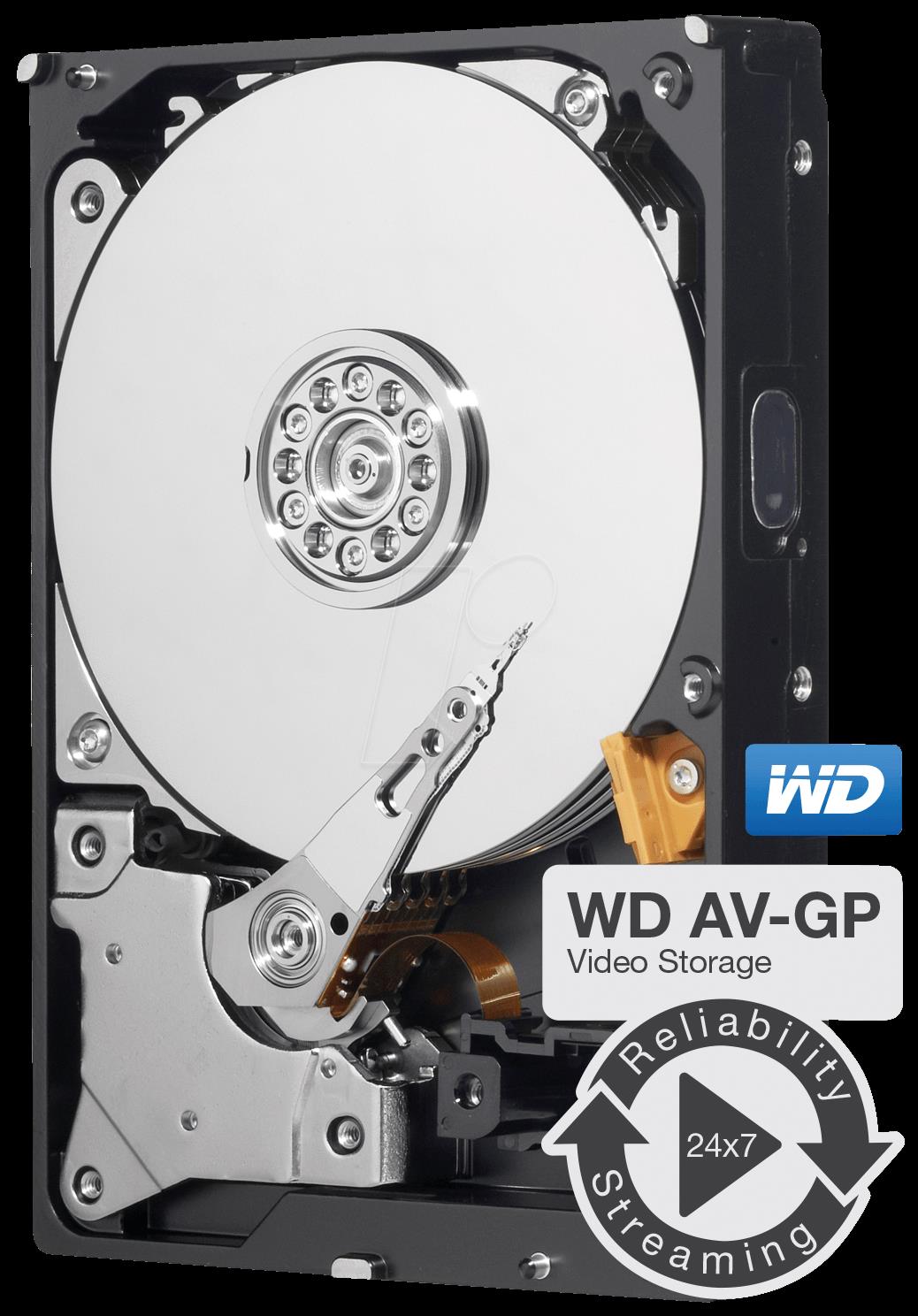 Купить Western Digital AV-GP 3TB Festplatte (intern), 64MB Cache, SATA 6Gb/s (WD30EURX) в магазине wardena.ru