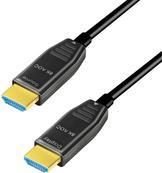Купить LogiLink - Ultra High Speed - HDMI-Kabel - HDMI männlich bis HDMI männlich - 20 m - Geschützter Hybridkupfer/Faseroptik - Schwarz - Active Optical Cable (AOC), Support von 4K 120 Hz, unterstützt 8K 60 Hz (7680 x 4320), A (CHF0113) в магазине wardena.ru