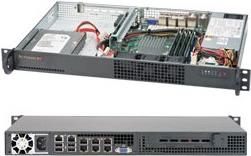 Купить Super Micro Supermicro SuperServer 5018A-TN7B - Server - Rack-Montage - 1U - 1-Weg - 1 x Atom C2758 / 2,4 GHz - kein HDD - AST2400 - GigE - Monitor: keiner (SYS-5018A-TN7B) в магазине wardena.ru
