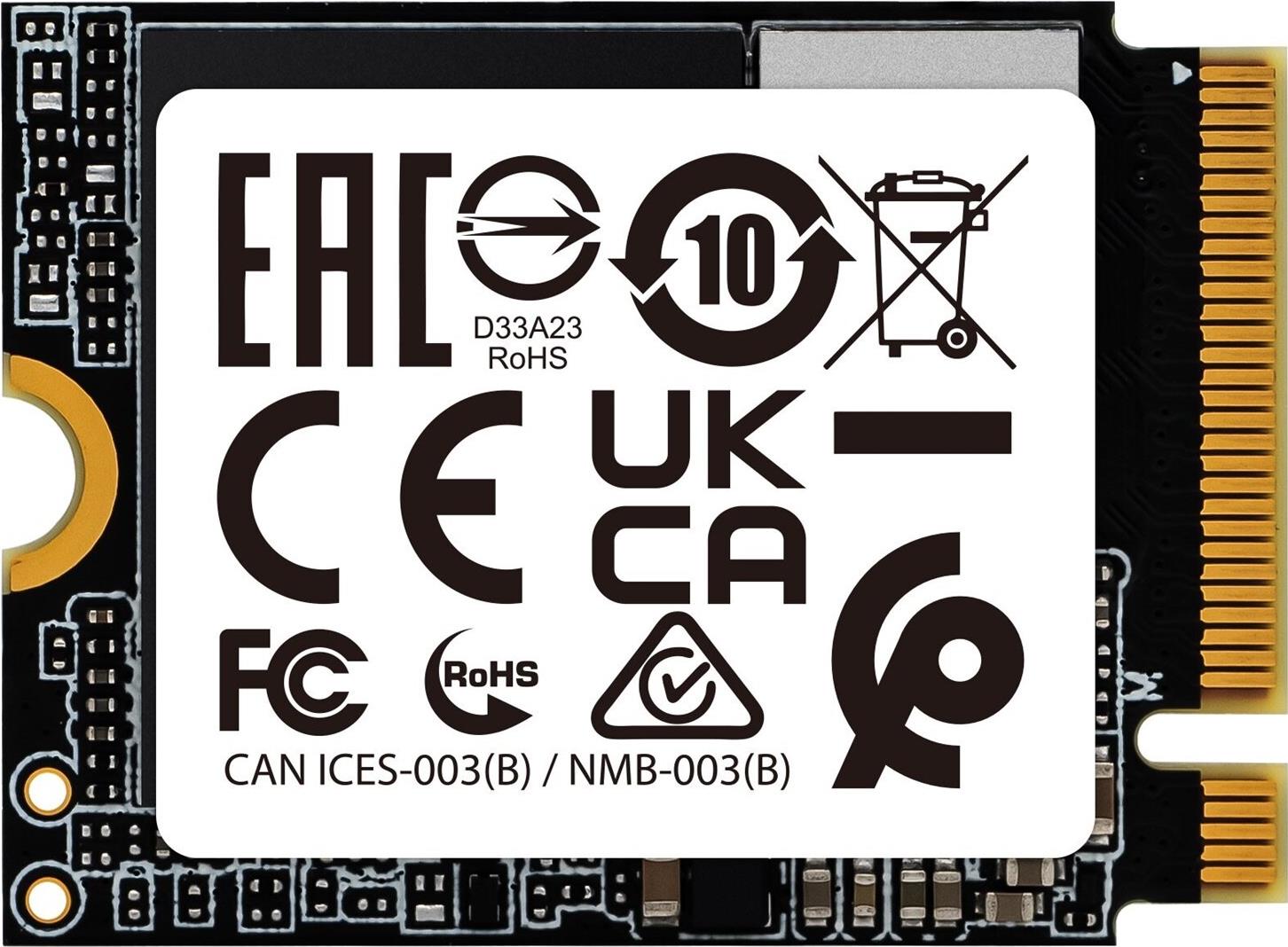 Купить ADATA SSD GAMMIX S55 1TB Gen 4x4 2230 (SGAMMIXS55-1T-C) в магазине wardena.ru