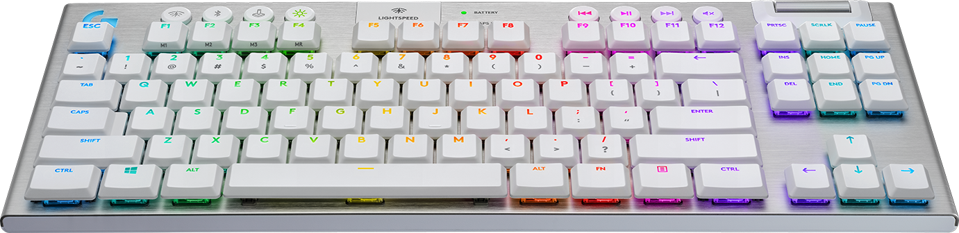 Купить Logitech G915 TKL Tenkeyless LIGHTSPEED Wireless RGB Mechanical Gaming Keyboard - Tastatur - backlit - USB, Bluetooth, LIGHTSPEED - QWERTY - Nordisch (Dänisch/Finnisch/Norwegisch/Schwedisch) - Tastenschalter: GL Tactile (920-009663) в магазине wardena.ru