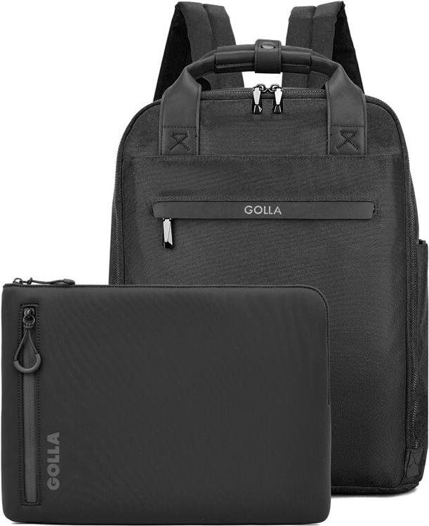Купить Golla Set aus Rucksack und Laptop-Sleeve 14 Zoll, Black (76463) в магазине wardena.ru