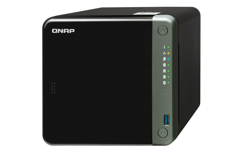 Купить QNAP TS-453D NAS Tower Eingebauter Ethernet-Anschluss Schwarz J4125 (TS-453D-8G/24TBVN) в магазине wardena.ru