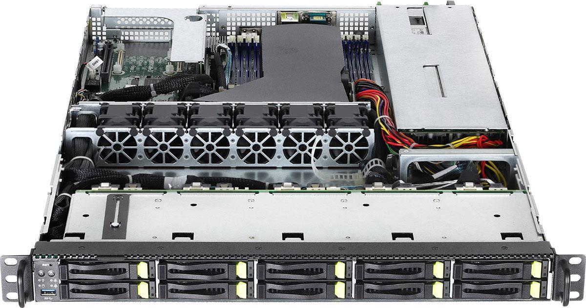 Купить Asrock 1U10E-ROME/2T Server-Barebone Socket SP3 Rack (1U) Schwarz (1U10E-ROME/2T) в магазине wardena.ru