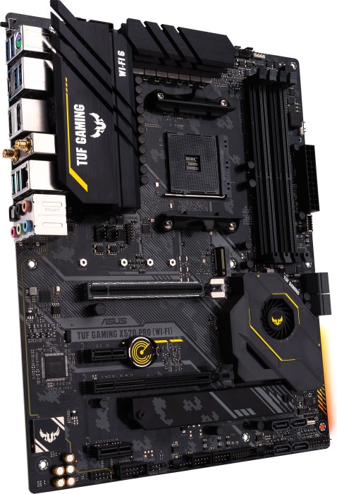 Купить ASUS TUF GAMING X570-PRO (WI-FI) - Motherboard - ATX - Socket AM4 - AMD X570 - USB-C Gen2, USB 3,2 Gen 1, USB 3,2 Gen 2 - 2,5 Gigabit LAN, Wi-Fi, Bluetooth - Onboard-Grafik (CPU erforderlich) - HD Audio (8-Kanal) (90MB15 (90MB15H0-M0EAY0) в магазине wardena.ru