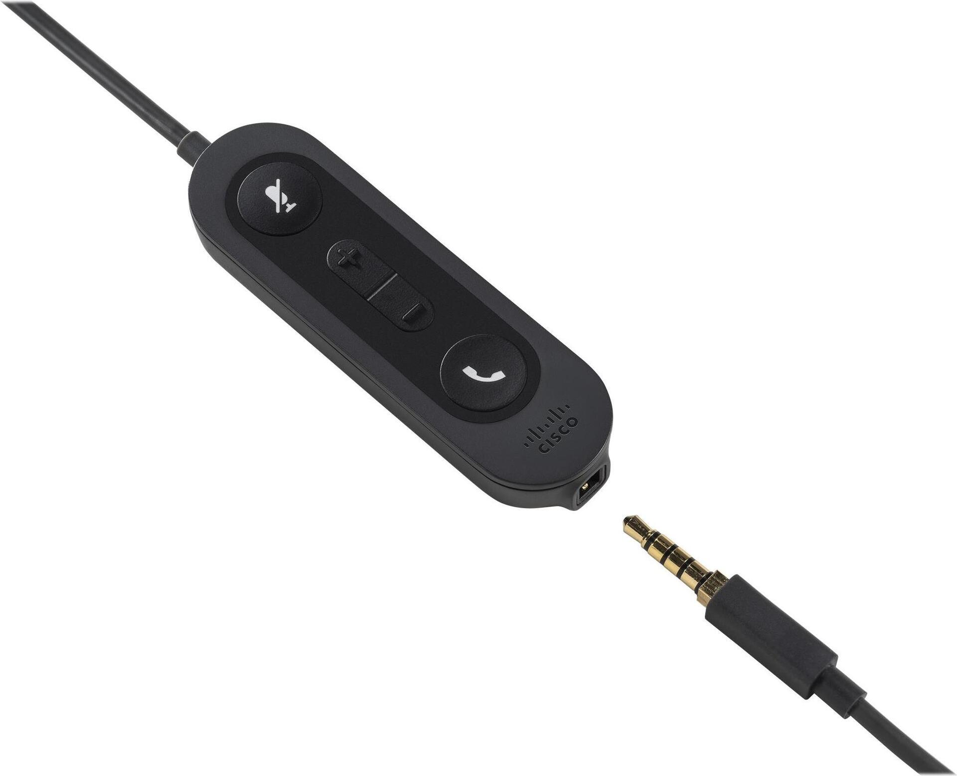 Купить Cisco 521 Wired Single - Headset - On-Ear - kabelgebunden - 3,5 mm Stecker (CP-HS-W-521-USB=) в магазине wardena.ru