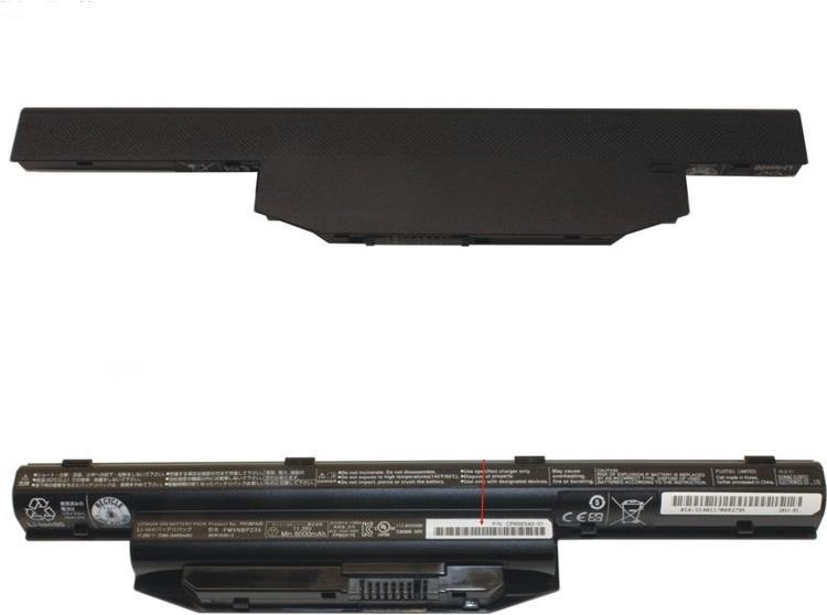 Купить Fujitsu First Battery - Laptop-Batterie - 6 Zellen - 72 Wh - für LIFEBOOK E544, E554, E734, E744, E754 (FUJ:CP656340-XX) в магазине wardena.ru