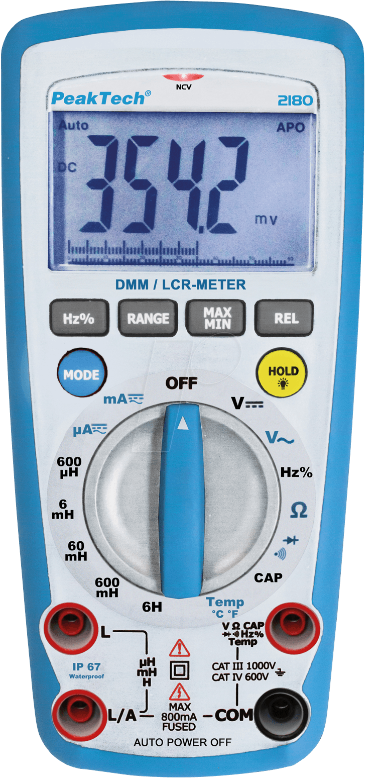 Купить 2180 - Multimeter LCR-Meter digital 5999 Counts (P 2180) в магазине wardena.ru