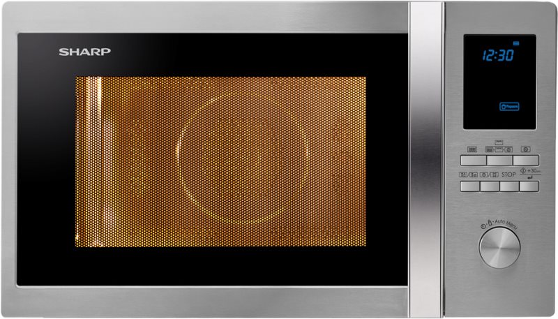 Купить Sharp R-922STWE - Mikrowellenofen mit Konvektion und Grill - 32 Liter - 1000 W - rostfreier Edelstahl (R922STWE) в магазине wardena.ru