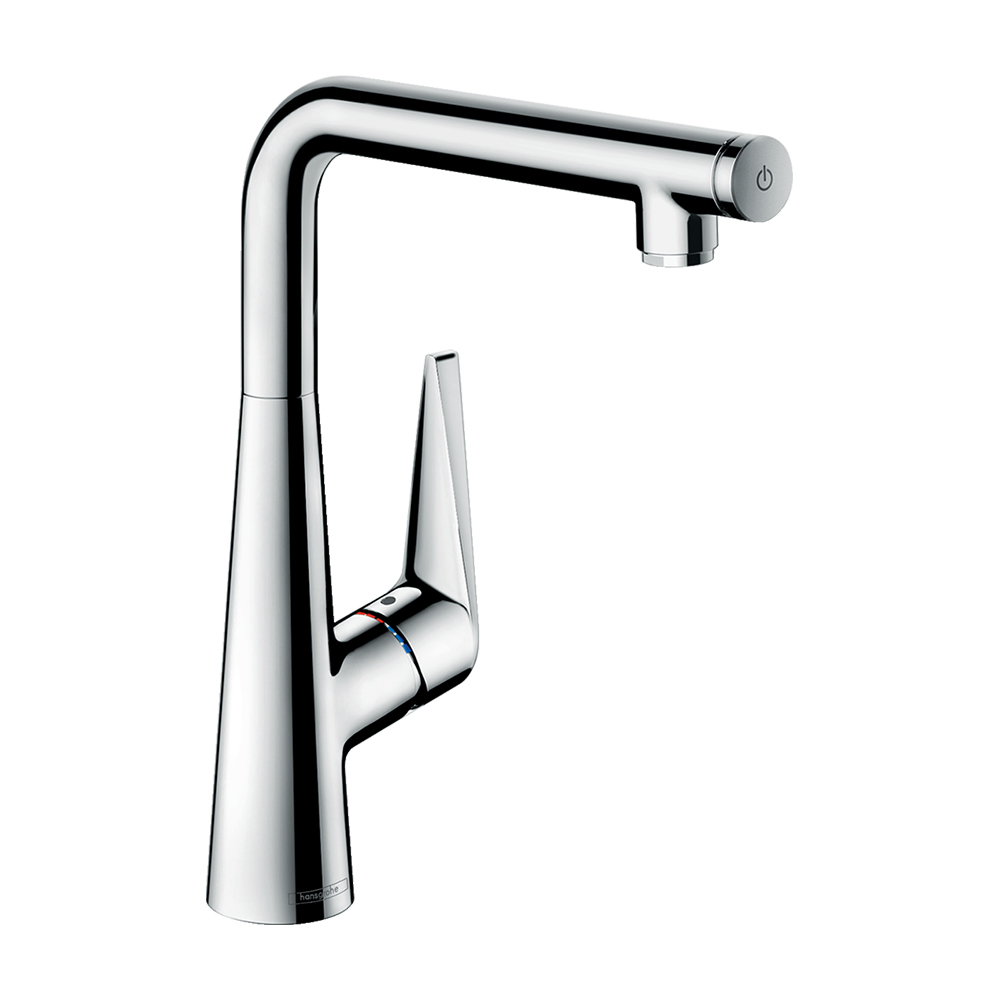 Купить Hansgrohe Talis S Кухонный смеситель однорычажный 300 1jet сталь 72820800 в магазине wardena.ru