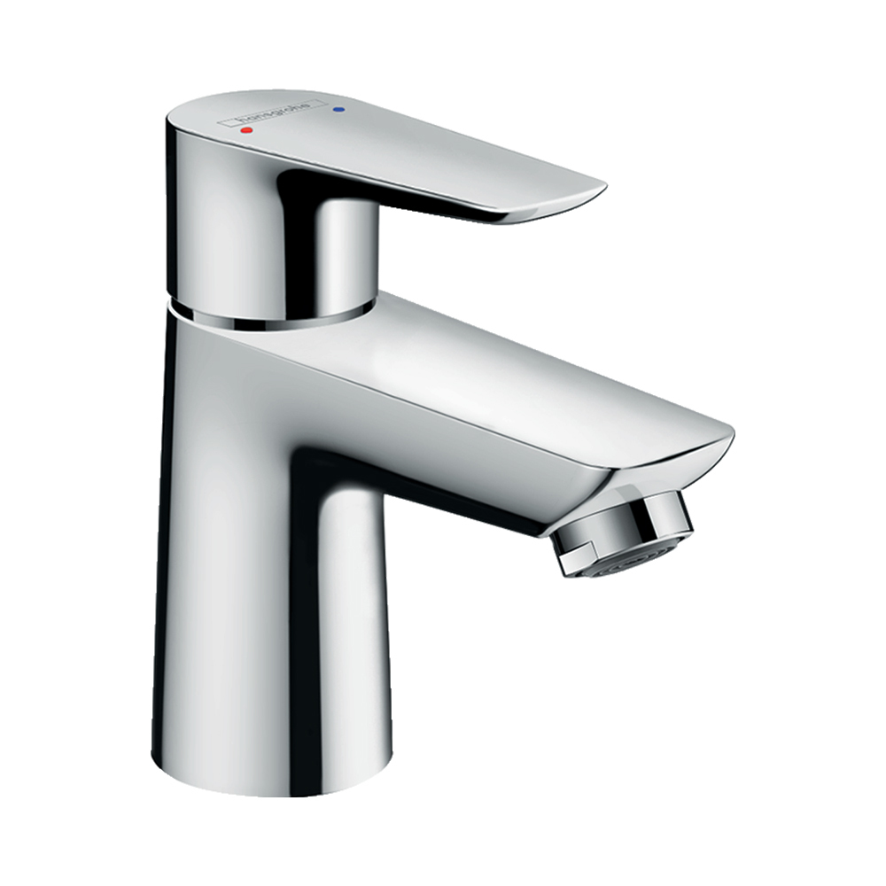 Купить Hansgrohe Talis E Смеситель для раковины 80 однорычажный со сливным клапаном push-open хром 71701000 в магазине wardena.ru