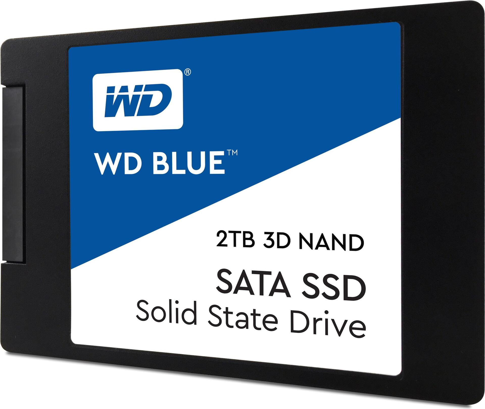 Купить WD Blue 3D NAND SATA SSD WDS400T2B0A - SSD - 4 TB - intern - 2.5" (6.4 cm) - SATA 6Gb/s в магазине wardena.ru
