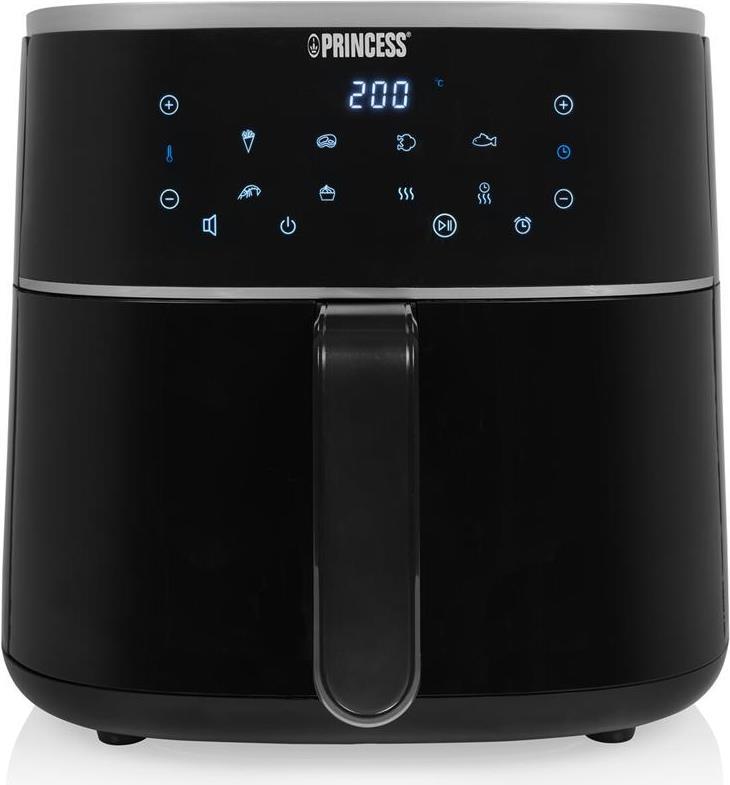 Купить Princess 01.182244.01.001 Digitaler Airfryer 6l - Heißluftfritteuse - 6 l - 200 °C - 6 Person(en) - Einzelbild - Schwarz (01.182244.01.001) в магазине wardena.ru