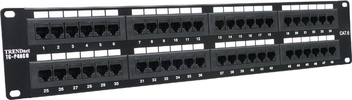 Купить TRENDnet - Patch Panel - 48 Ports (TC-P48C6) в магазине wardena.ru
