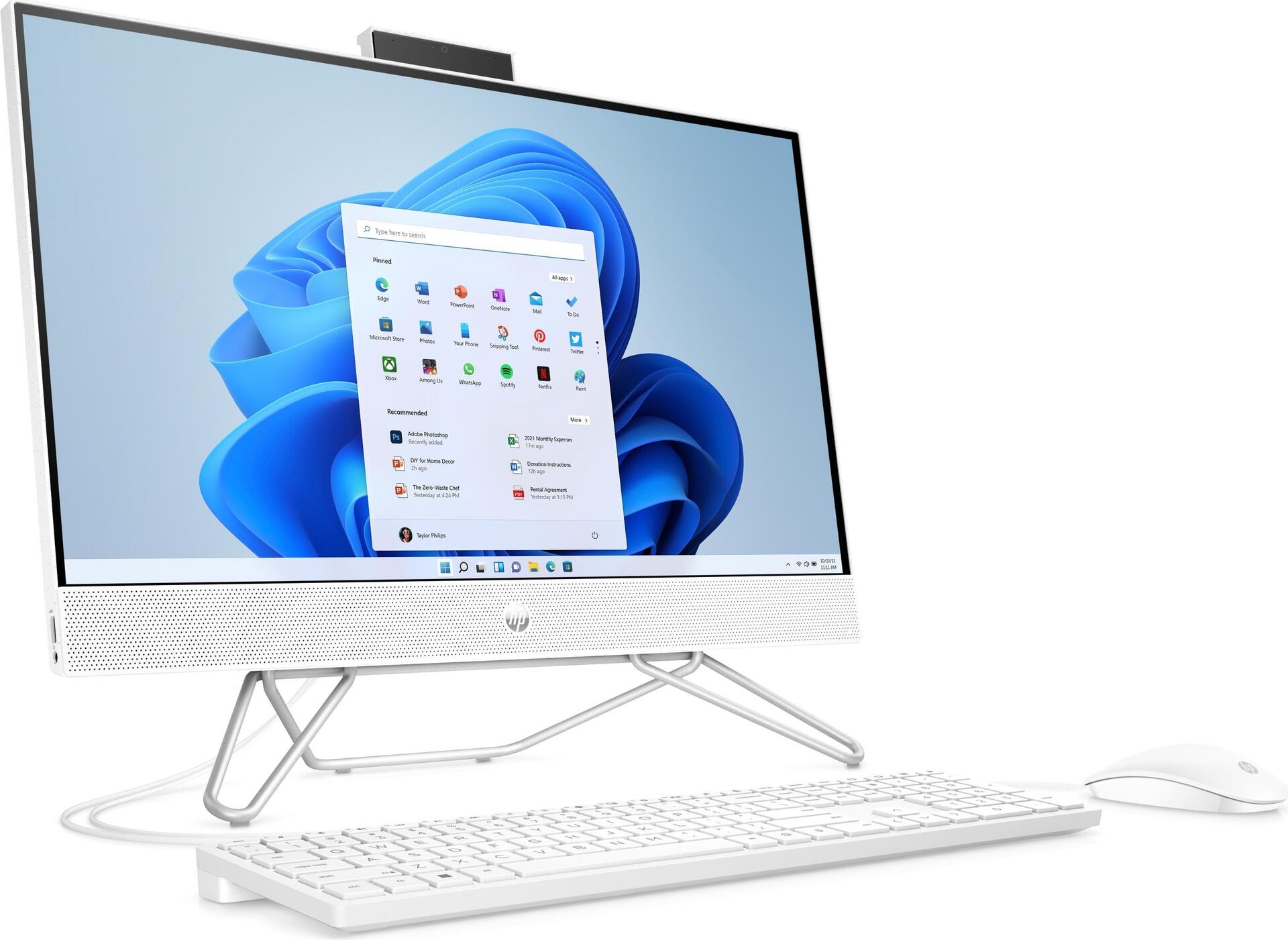 Купить HP 24-cb1007ng - All-in-One (Komplettlösung) - Core i7 1255U / 1.7 GHz - RAM 8 GB - SSD 1 TB - NVMe - Iris Xe Graphics - GigE - WLAN: 802.11a/b/g/n/ac, Bluetooth 5.0 - Win 11 Home - Monitor: LED 60.5 cm (23.8") 1920 x 10 (72Y21EA#ABD) в магазине wardena.ru