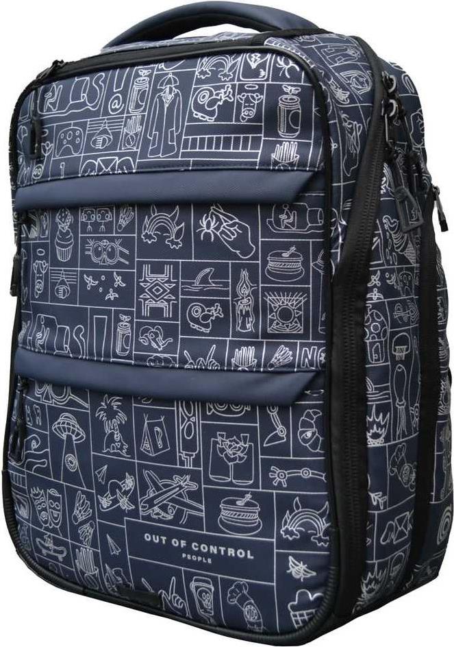 Купить Geformter Rucksack SMILE-Kollektion OUT OF CONTROL PEOPLE, 27 Liter Fassungsvermögen в магазине wardena.ru