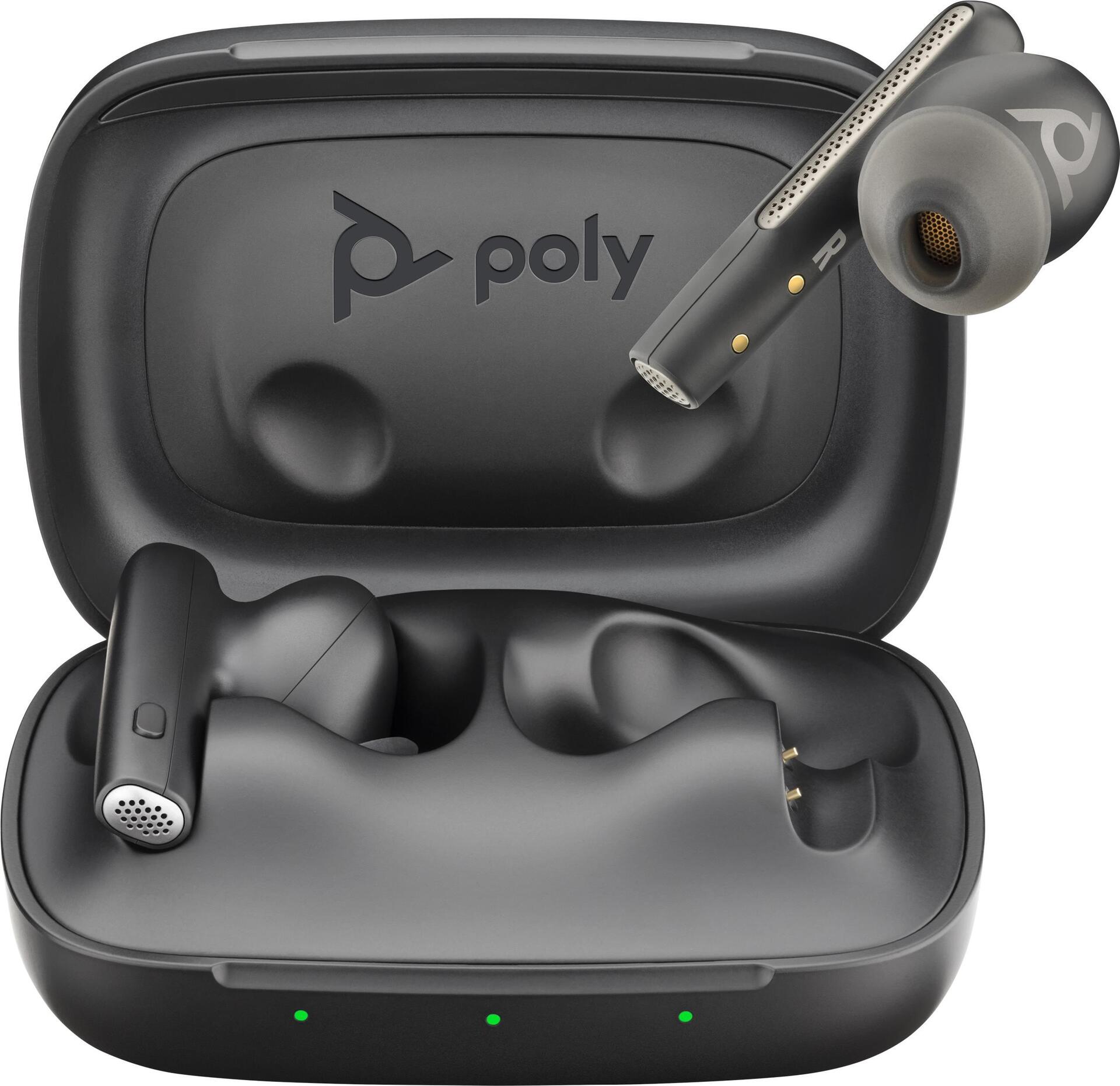 Купить Poly Voyager Free 60 - True Wireless-Kopfhörer mit Mikrofon - im Ohr - Bluetooth - aktive Rauschunterdrückung - Carbon Black (220756-01) в магазине wardena.ru