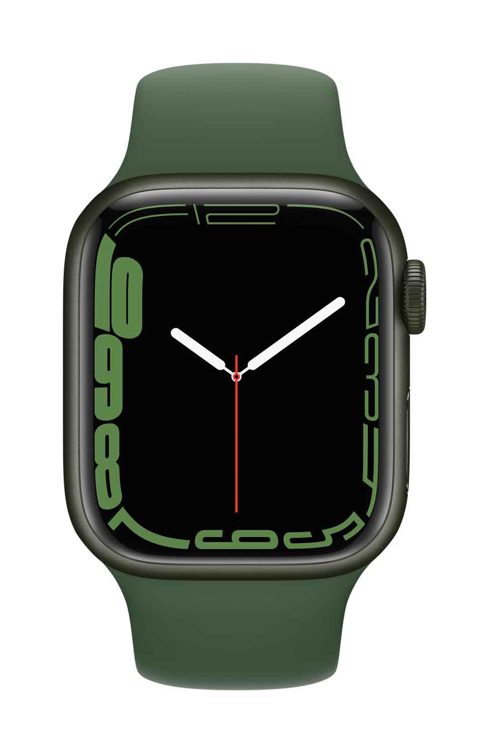 Купить Apple Watch Series 7 (GPS) - 41 mm - Green Aluminium - intelligente Uhr mit Sportband - Flouroelastomer - Clover - Bandgröße: regelmäßig - 32 GB - Wi-Fi, Bluetooth - 32 g (MKN03FD/A) в магазине wardena.ru