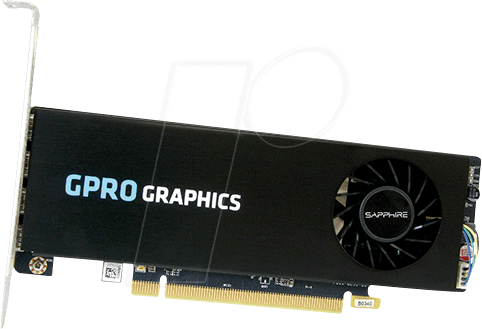 Купить Sapphire GPRO 4300 - Grafikkarten - GPRO 4300 - 4GB GDDR5 - PCIe 3.0 x16 Low-Profile - 4 x Mini DisplayPort (32286-01-21G) в магазине wardena.ru