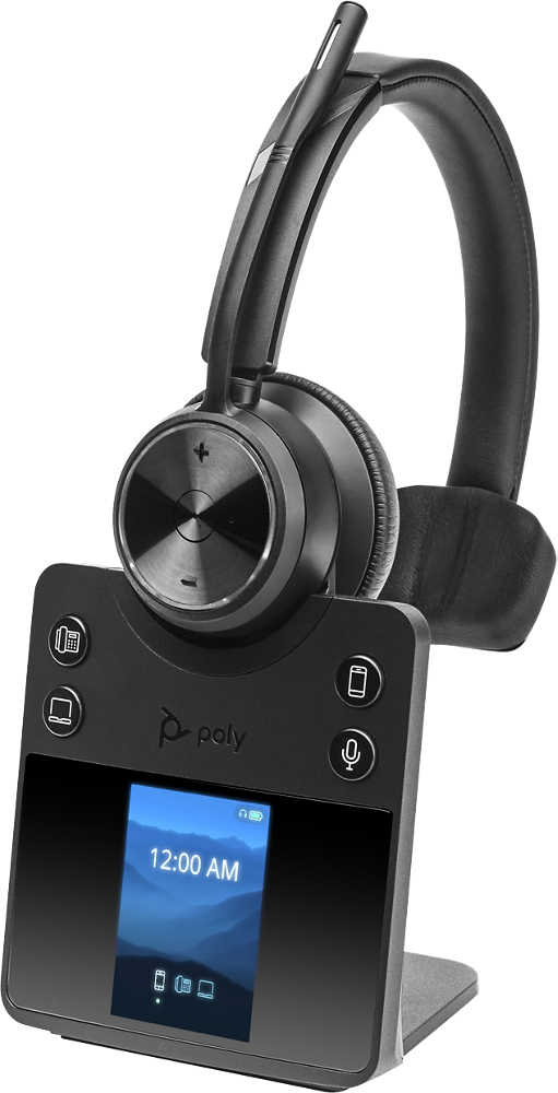 Купить HP POLY Poly Savi 7410 OFFICE - Savi 7400 series - Headset - On-Ear - DECT / Bluetooth - kabellos - aktive Rauschunterdrückung - Schwarz (8L589AA#ABB) в магазине wardena.ru