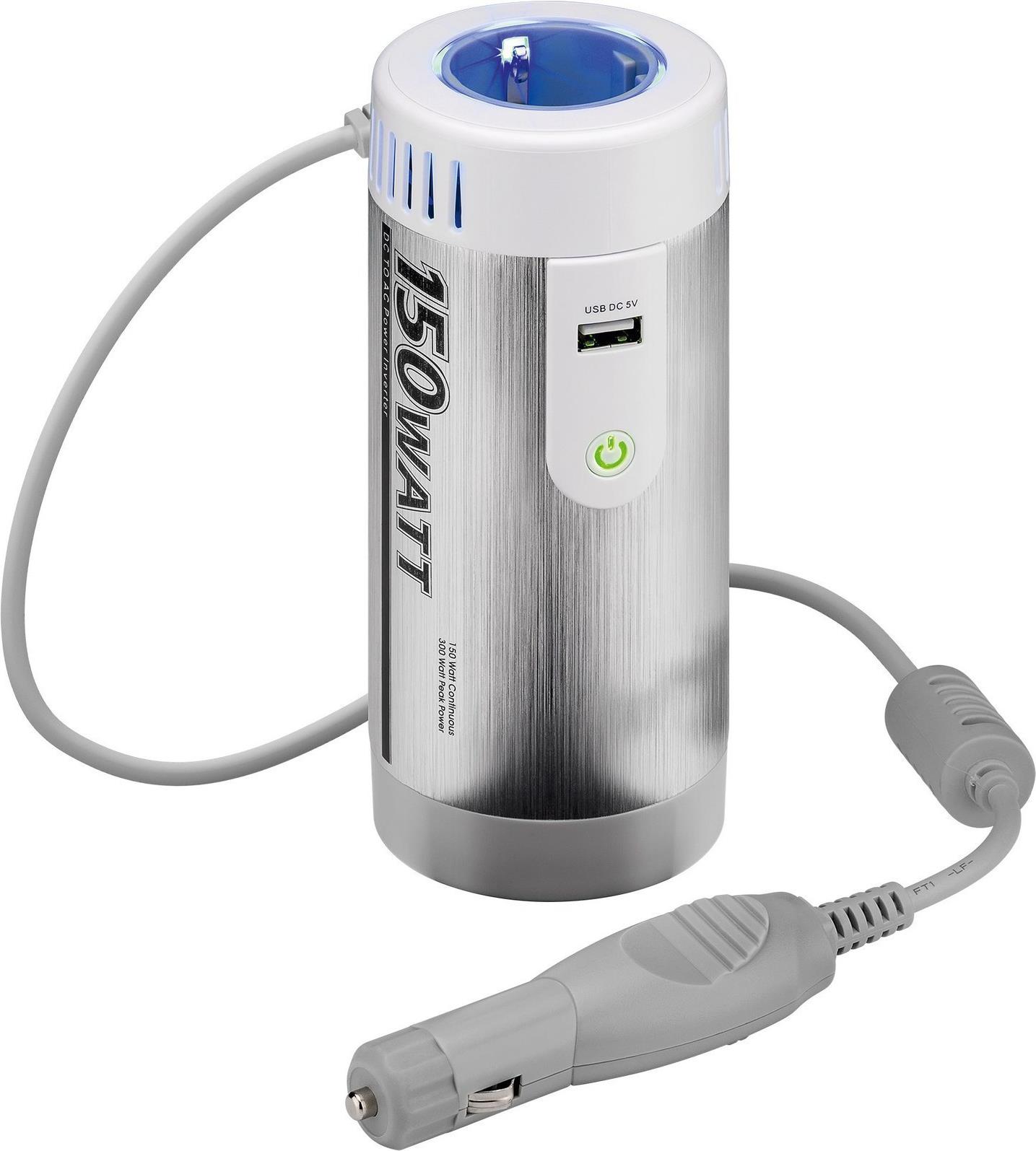 Купить CoreParts MBXINV-AC001 Netzteil & Spannungsumwandler Auto 150 W Grau - Metallisch - Weiß (MBXINV-AC001) в магазине wardena.ru