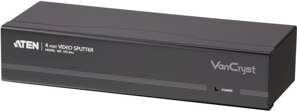 Купить ATEN VS134A - Video-Verteiler - 4 x VGA - Desktop - Gleichstrom (VS134A-AT-G) в магазине wardena.ru