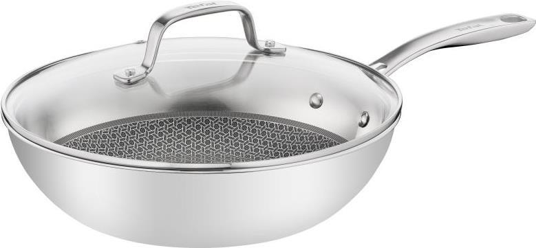 Купить Tefal Eternal Mesh - Rund - Wok-/Bratpfanne - Edelstahl - Edelstahl - 250 °C - Aluminium - Edelstahl (E49716) в магазине wardena.ru