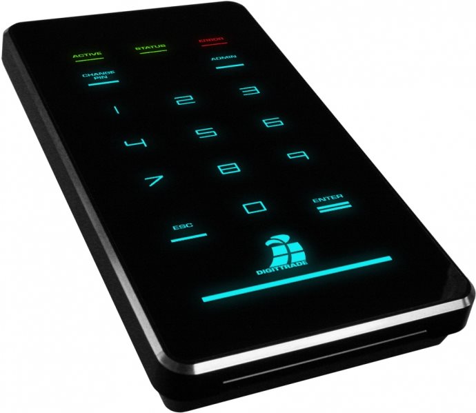 Купить Digittrade HS256 S3 1TB SSD AES 256bit Full Disk Datenverschlüsselung externe High Security Festplatte 6,4cm 2.5" USB 3.0 (DG-HS256S3-1TBS) в магазине wardena.ru