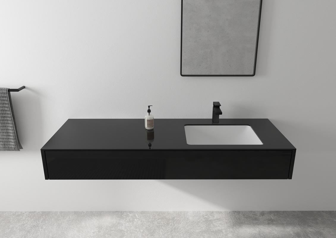 Купить Hansgrohe Vernis Shape Смеситель для раковины однорычажный 100 без сливного гарнитура черный матовый 71569670 в магазине wardena.ru