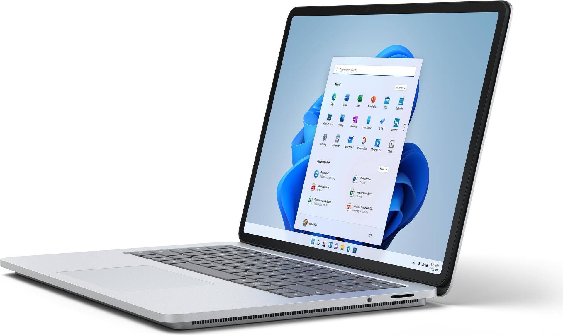 Купить Microsoft Surface Laptop Studio - Slider - Core i7 11370H - Win 11 Pro - RTX A2000 - 32 GB RAM - 2 TB SSD - 36.6 cm (14.4") Touchscreen 2400 x 1600 @ 120 Hz - Wi-Fi 6 - Platin - kommerziell (AIK-00005) в магазине wardena.ru