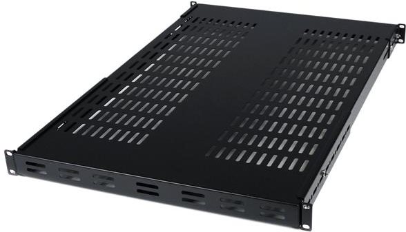 Купить StarTech.com 48,30cm (19") Schwerlast Fachboden tiefenverstellbar für Serverschrank mit Lüftungsschlitzen - Rack-Shelf (belüftet) - Schwarz - 1U - 48,3 cm (19") - für P/N: 4POSTRACK25 (ADJSHELF) в магазине wardena.ru