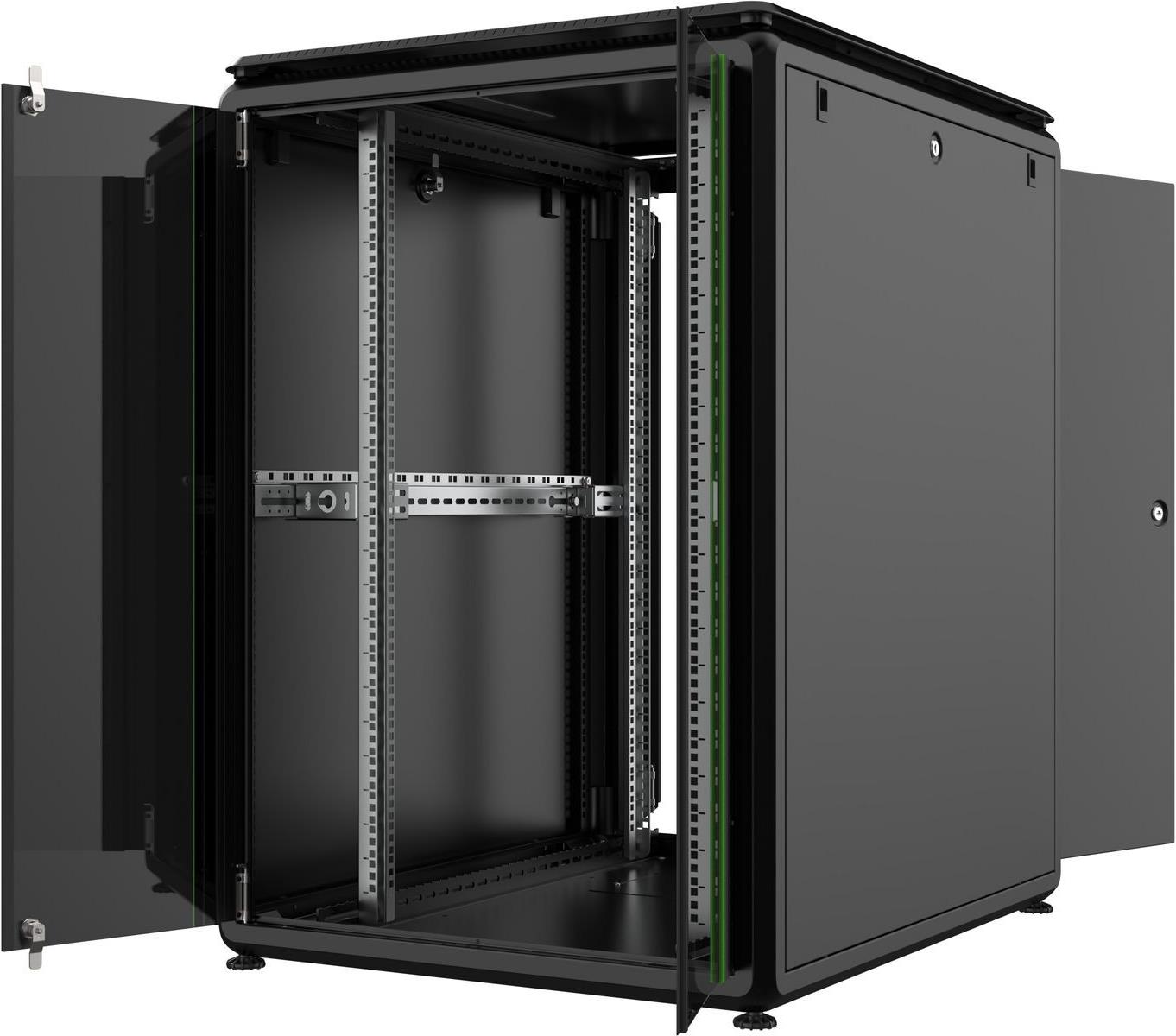 Купить Lanview RDL22U81BL Rack 22U Schwarz (RDL22U81BL) в магазине wardena.ru