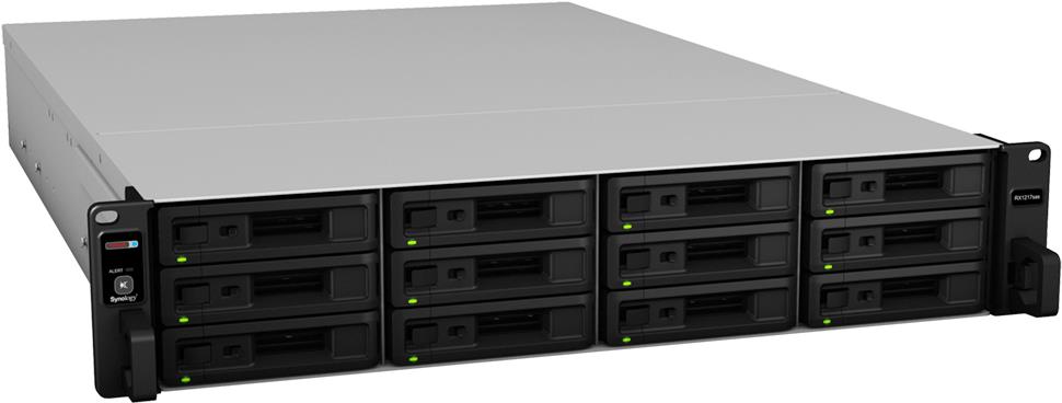 Купить Synology RX1217sas - Speichergehäuse - 12 Schächte (SATA-600 / SAS) - Rack - einbaufähig - 2U (RX1217SAS) в магазине wardena.ru