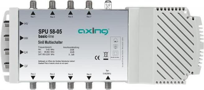 Купить Axing SPU 58-05 Satblock-Verteilung 5 Eingänge 8 Ausgänge (SPU05805) в магазине wardena.ru