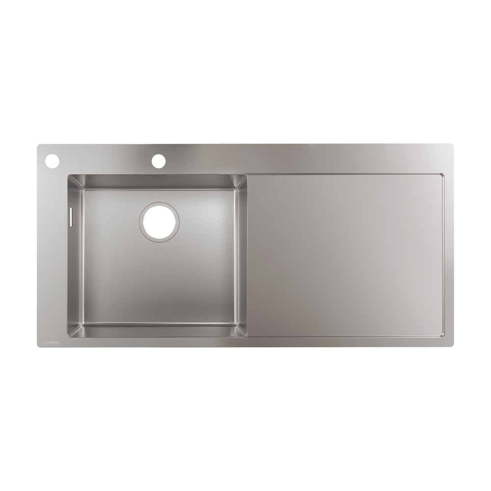 Купить Hansgrohe S717-F450 Мойка для кухни 450 хром 43332800 в магазине wardena.ru