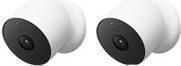 Купить Google Nest Cam - Netzwerk-Überwachungskamera - Außenbereich, Innenbereich - wetterfest - Farbe (Tag&Nacht) - 2 MP - 1920 x 1080 - 1080p - Audio - drahtlos - Wi-Fi - H.264 (Packung mit 2) (GA01894-DE) в магазине wardena.ru