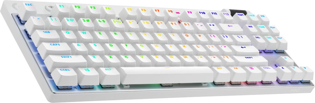 Купить Logitech G PRO X TKL Tastatur Gaming RF Wireless + Bluetooth QWERTZ Deutsch Weiß (920-012144) в магазине wardena.ru