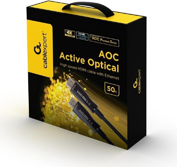 Купить Cablexpert CCBP-HDMI-AOC-50M HDMI-Kabel HDMI Typ A (Standard) Schwarz (CCBP-HDMI-AOC-50M) в магазине wardena.ru
