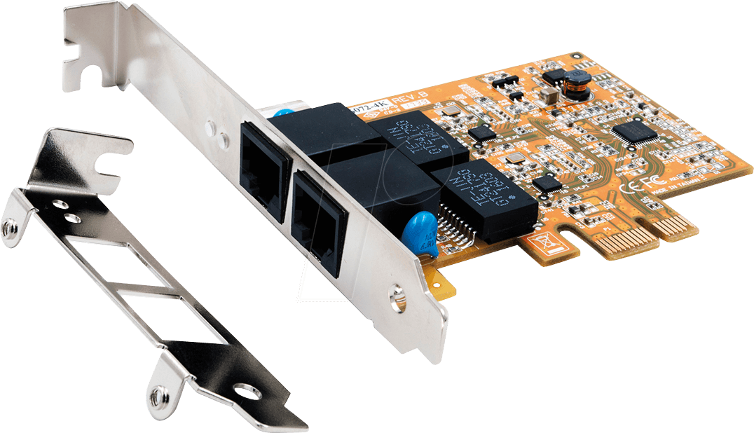 Купить Exsys EX-6072-4K - Netzwerkadapter - PCIe Low-Profile - Gigabit Ethernet x 2 (EX-6072-4K) в магазине wardena.ru
