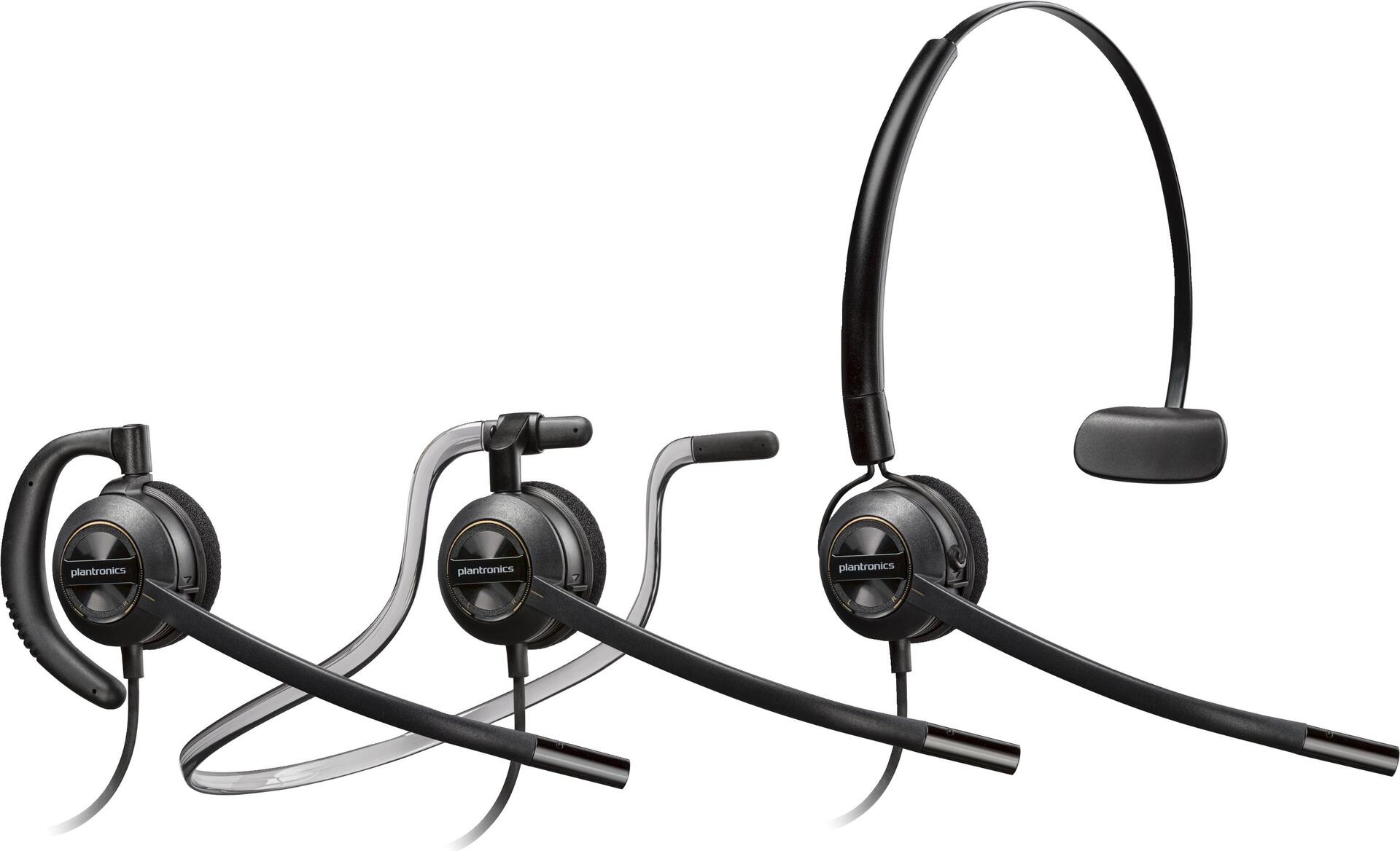 Купить HP Poly EncorePro HW540D Headset - Kabelgebunden - Büro/Callcenter - 32 g - Kopfhörer - Schwarz (783N7AA) в магазине wardena.ru