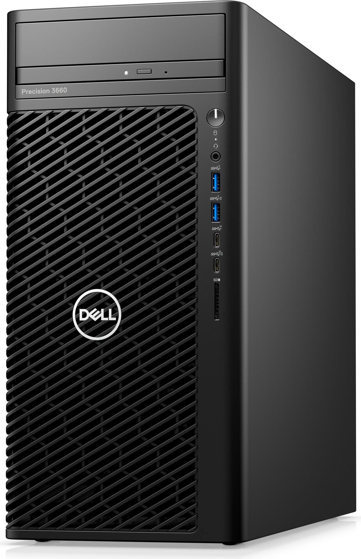 Купить Dell 3660 Tower - MT - 1 x Core i7 12700K / 3.6 GHz - vPro - RAM 16 GB - SSD 512 GB - NVMe, Class 40 - DVD-Writer - RTX A2000 - GigE - Win 10 Pro 64-Bit (mit Win 11 Pro Lizenz) - Monitor: keiner - Schwarz - BTS - mit 3 J (PYNPC) в магазине wardena.ru