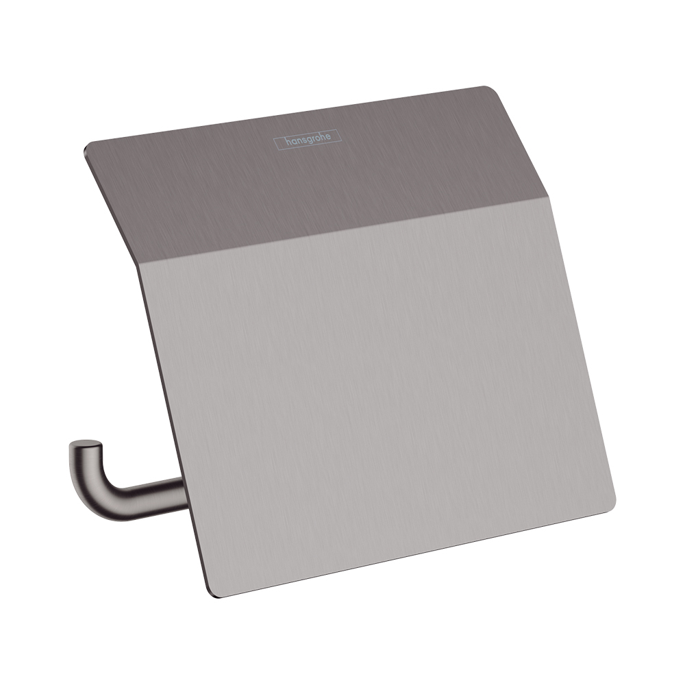 Купить Hansgrohe AddStoris Держатель рулона туалетной бумаги хром-черный матовый 41753340 в магазине wardena.ru