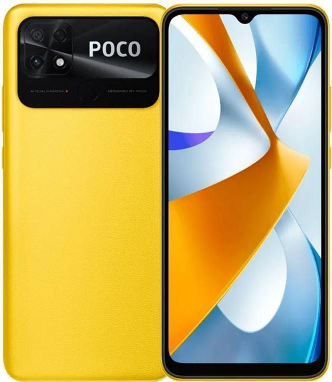 Купить POCO C40 17 cm (6.71") Dual-SIM Android 11 4G USB Typ-C 4 GB 64 GB 6000 mAh Gelb (MZB0B4OEU) в магазине wardena.ru